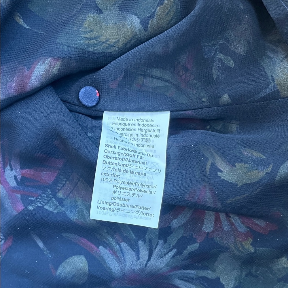 J. Crew Navy Floral Dress - Picture 11 of 16